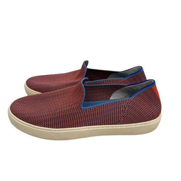 Rothy's Tangerine Triple Stitch Sneakers Size 10.5 Slip On - Picture 1 of 10